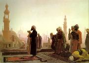 Jean Leon Gerome Prayer on the Rooftops of Cairo Germany oil painting artist